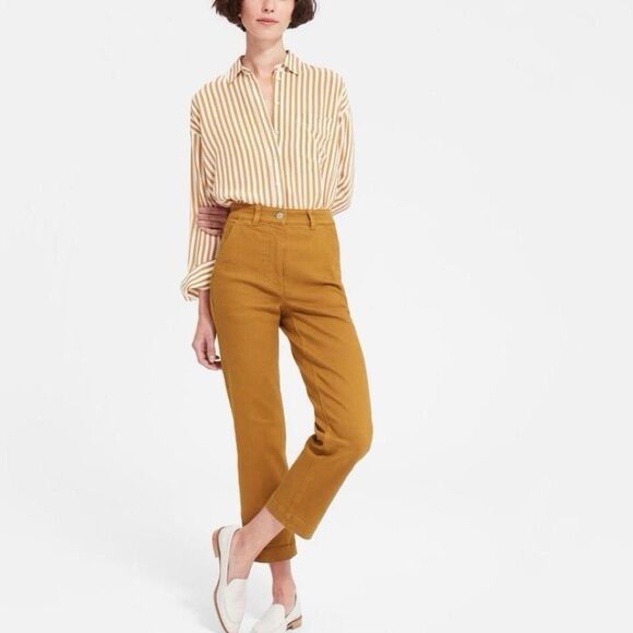 Everlane Pants - Everlane straight leg crop regular length pants size 0